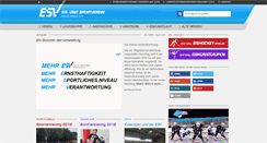 Desktop Screenshot of esvhalle.com